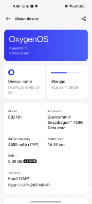 OnePlus Nord ce 5g